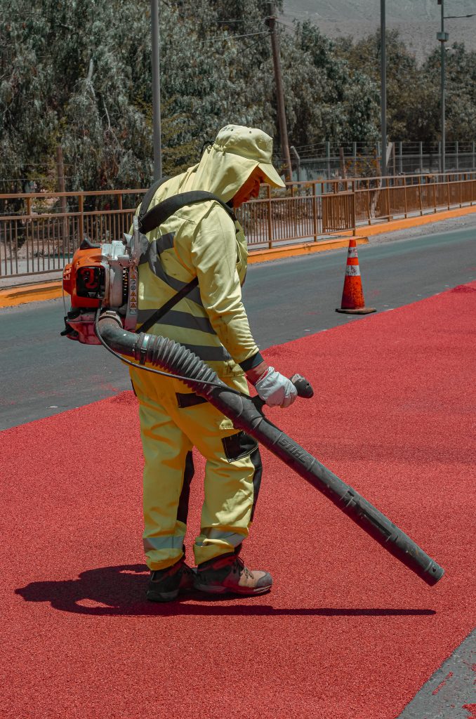 Obras de pavimento de alta fricción en Copiapó